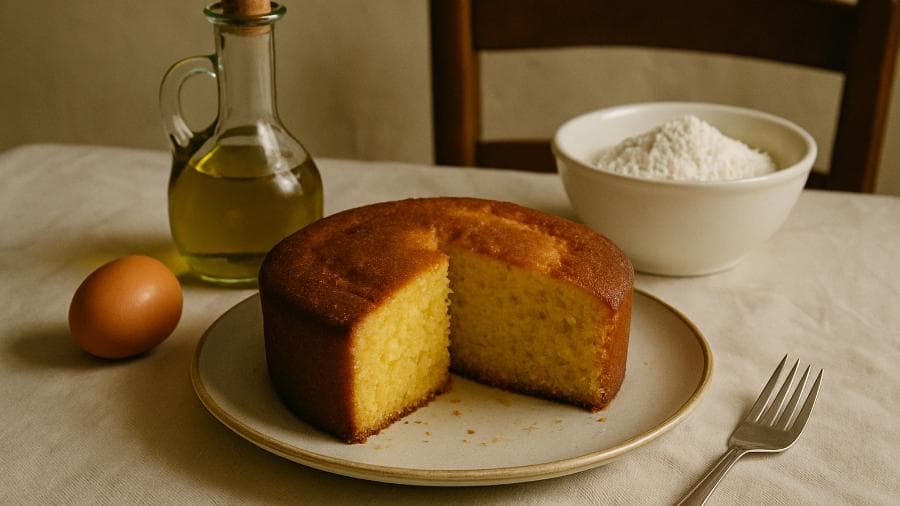 Bolo de Limão com Azeite