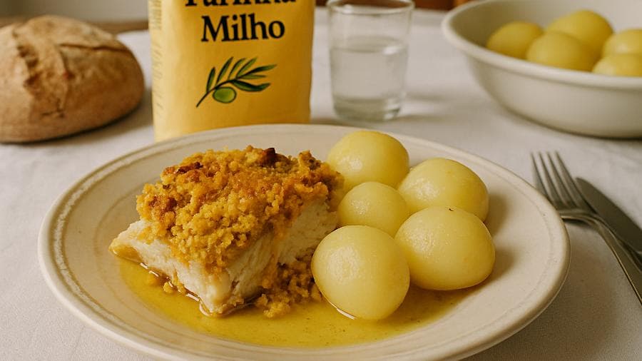Bacalhau com Broa e Batatas da Tia Lurdes