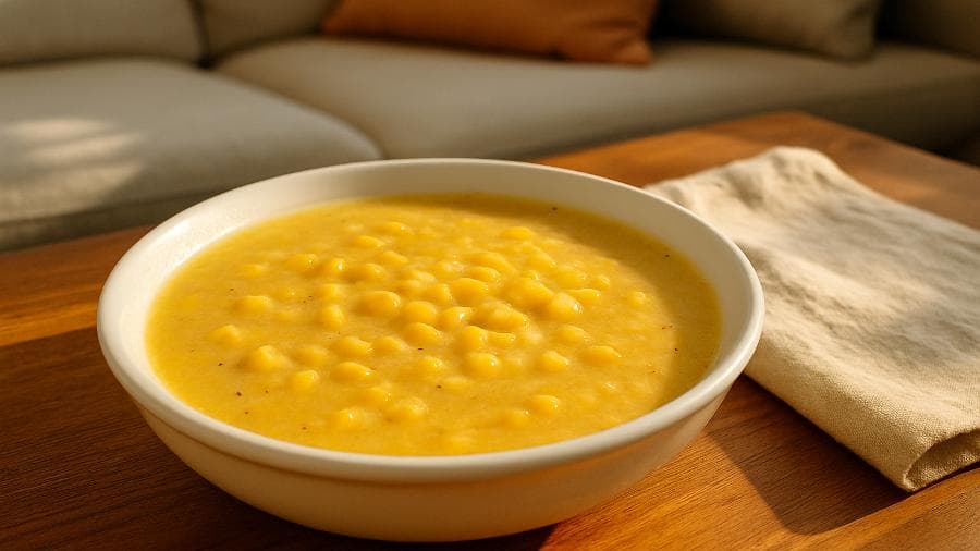 Sopa Cremosa de Milho da Avó Rosa