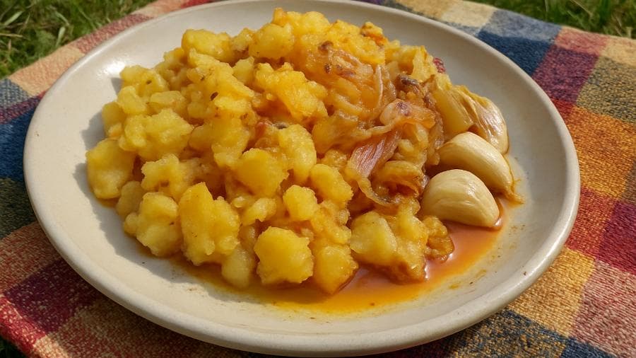 Migas de batata da Tia Lurdes