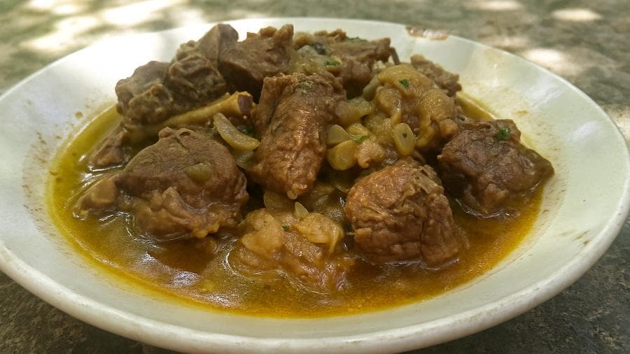 Ensopado de cabrito da Nunes