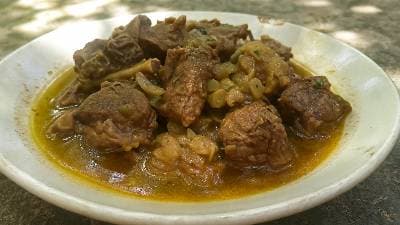 Ensopado de cabrito da Nunes