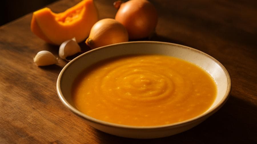 Sopa de abóbora da Dona Maria