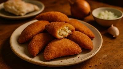 Rissóis de peixe da Dona Maria