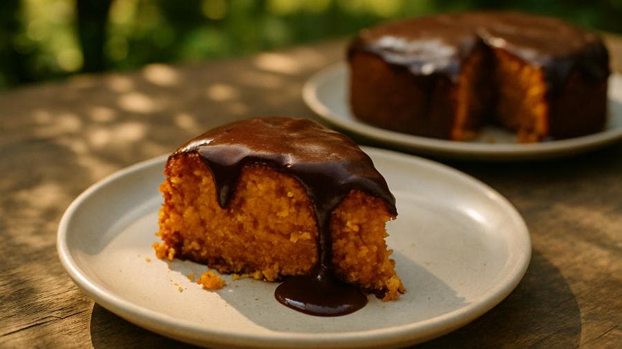 Bolo de cenoura da Maria
