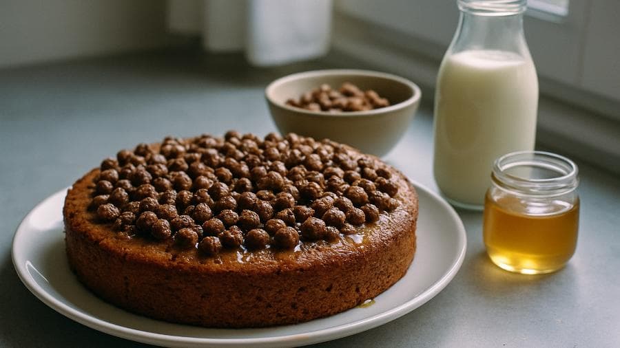Bolo de Cereais com Mel