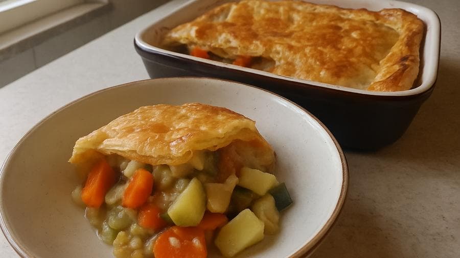 Empadão de Legumes com Massa Folhada
