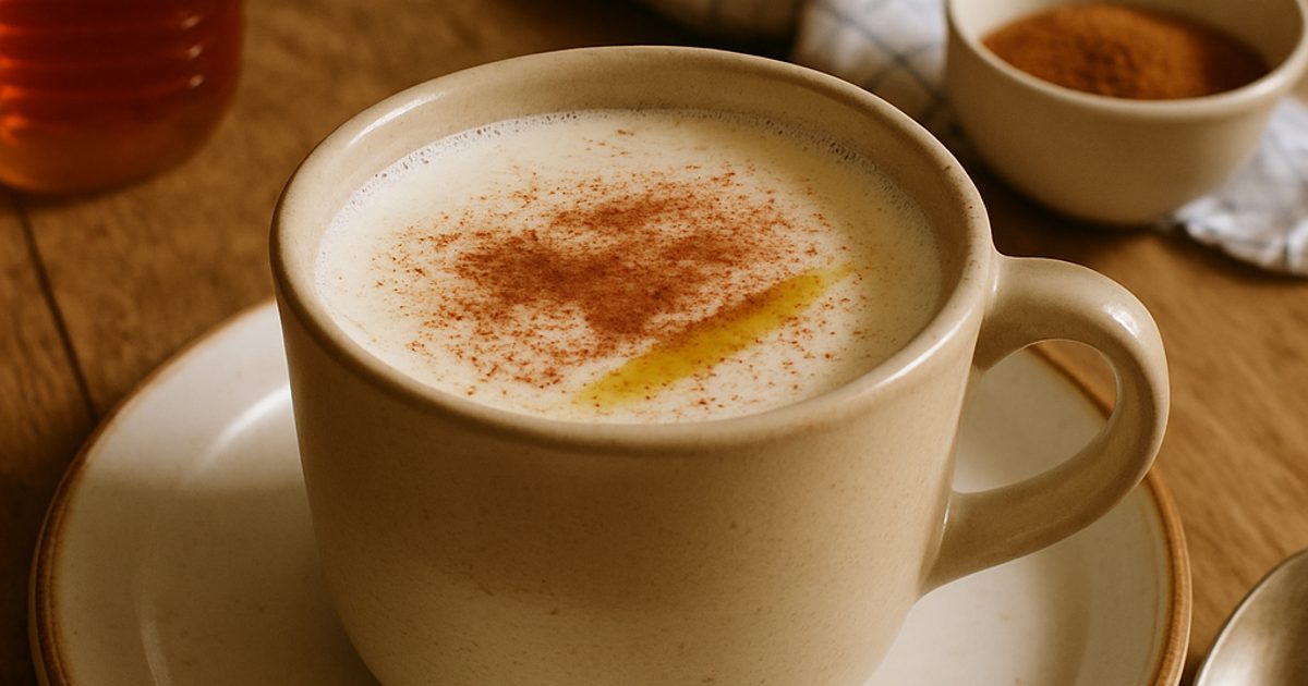 Leite Dourado com Canela